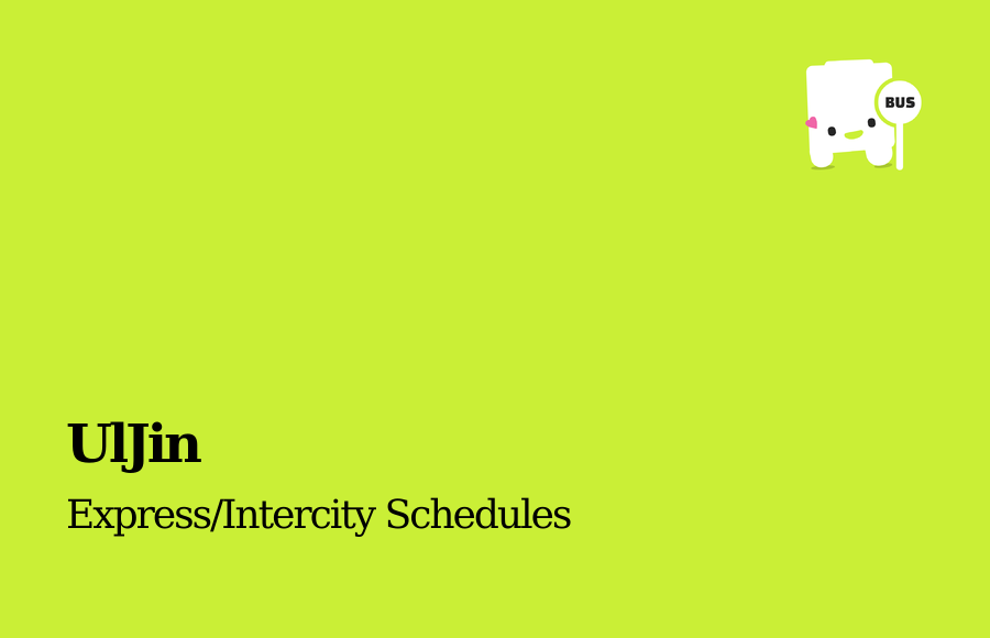 Uljin UlJin Bus Schedule